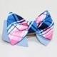 Shirt and bow tie dog collar- plaid bow tie- plaid pet tie- wedding dog collar- dressy dog collar
