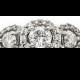 FINE JEWELRY Certified 1 CT. T.W. Diamond 14K Two-Tone Gold 3-Stone Bridal Ring