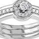 FINE JEWELRY 1/4 CT. T.W. Diamond Bridal Ring Sterling Silver