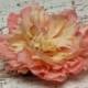 Silk Flowers - SALMON PEACH Peony - 5 Inches - Artificial Flowers - Top Quality