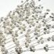 SUPPLY:  36 Stems - Pearly White Bead Sprays - Scrapbooking - Wedding Decor - Hair Accessories - Embellishments - Flower Bouquets