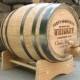 Whiskey Barrel - 2 Liter Personalized Mini Oak Whiskey Barrel - Groomsmen Gift - Wedding Party Gift - Handcrafted Toasted American White Oak