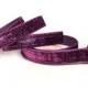 lilac sparkle leash (1 inch)