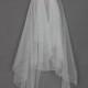 Handworked Beaded Edge Wedding Veil 2012, White Wedding Veil, Ivory Wedding Veil