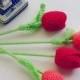PDF Crochet Flower Tulip Pattern  - Easy crochet - flower wedding perfect bouquet - home vase arrangement - Instant DOWNLOAD