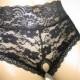 Not for the Shy Sexy Crotchless Lace Boy Shorts Panties Size XLarge XL