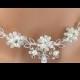Bridal Necklace Wedding Necklace Crystal "Freshwater Pearl" Bridal Necklace Set Bridal Jewelry Wedding Jewelry Bridal 268-6858