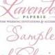 SAMPLE OF CHOICE Lace Wrapped Wedding Invites, Wedding Invitations, by Lavender Paperie on Etsy