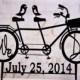 Wedding Cake Topper Bicycle for Two with We Do in the wheels and Your Wedding  Date