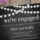 Engagement Party Invitation, Engagement Party Invite, Engagement Dinner, DIY Printable
