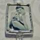 Wedding bouquet Charm Photo Pendant Bridal keepsake Picture Frame Charm Soldered Glass Hand Crafted