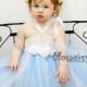 Baby Tutu, Tutu Dress- Infant Tutu- Flower Girl Dress- Baby Costume- Light Blue Tutu- Photo Prop- Available In Size 0-24 Months
