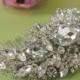 Bridal rhinestone hair comb---crystal wedding head comb, Bridal hair accessories, wedding hair comb, large crystal hair comb