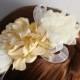 Gold Bridal Headband - Bridal Hairband - Bridal Headband - Wedding Hair Accessories - Flower Hair Accessory