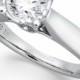 TruMiracle® Diamond Solitaire Engagement Ring in 14k White Gold (1-1/2 ct. t.w.)