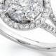 Prestige Unity Circular Diamond Engagement Ring in 14k White Gold (1-1/4 ct. t.w.)