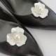 Ivory Bridal Wedding  Shoe Clip (2 pcs), Rhinestone Shoe Clips,Bridal Shoes, Shoe Accessory,  Bridal Party,Formal Shoes,Wedding Shoes