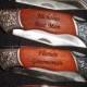 Groomsmen Gifts - 4 Personalized Engraved Pocket Knives. - Best Man - Father of the Bride - Father of the Groom - Ushers