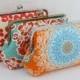 Design Your Own Wedding Clutches / Bridesmaid Clutches (Agnes Style Clutch) - over 400 fabulous fabrics to choose from - Set of 4