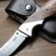 SOG Woodline Knife and Leather Sheath - Personalized Groomsmen Gift
