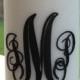 Monogrammed Candle - Unity Candle
