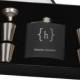Set of 11, Groomsmen Gift Flask Gift Set - Personalized Flask, Engraved Flask, Personalized Shot Glasses - Gift for Groomsmen, Best Man Gift