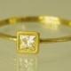 Diamond Engagement 14 Karat gold ring,  engagement ring, Recycled gold, Wedding Band, Woman Wedding Band. Made To Order  ring