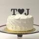 Acrylic MONOGRAM Wedding Cake Topper INITIALS Personalized Wedding Cake Topper with Any 2 Initials of Your Choice Custom Monogram Topper