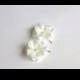 2 Bridal Ivory Hydrangea Hair Pins or Shoe Clips