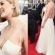 2015 New Arrival Rosamund Pike Evening Dresses Backless Straps Celebrity Red Carpet Dresses 72th Golden Globe Award Backless Party Ball, $80.63 