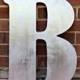 Giant Painted/Stained Letters Customize to Match Your Wedding Guestbook Alternative