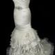Beautifull Sweatheart neckline mermaid trumpet wedding dress gown (custom order MKG52)