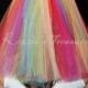 Over The Rainbow Wedding or Bachelorette Party Veil