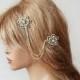 Wedding Hair Accessory, Bridal Headbands, Gold Hair Clip, Rhinestone Headband, Wedding Hair Clip, Wedding Hair Vine