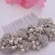 Wedding pearl comb--bridal hair comb - bridal hair accessories