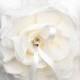 Wedding ring pillow, Bridal ring pillow, Flower ring pillow, Ivory ring pillow - Laurel 8x8