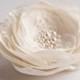 Lace wedding headpiece - Wedding hair flower - Ivory bridal flower clip - Wedding hair accessories - Flower hair clip