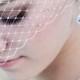 Bling-bling bridal Birdcage Veil With Swarovski Crystal Rhinestone Wedding Reception