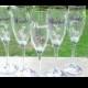 Bridesmaids flutes, champagne glasses, Match your wedding colors.  Bridesmaid gift, maid of honor gift
