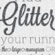 Add GLITTER to Your Custom Aisle Runner