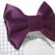 Custom Wedding Dog Collar- shirt and bow tie collar- matte satin bow tie- wedding pet accessory