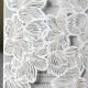 Laser Cut Floral Lace- Wedding invitation Sample (BH1682) - New