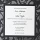 Scrolling Grandeur Layered Laser Cut - Wedding Invitation Sample (BH3602) - New