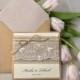 Custom Listing (100) Eco  Linen  Wedding Invitation, Pocket Fold  Invitations , Twine Wedding invitation, Rustic Wedding Invitation, - New