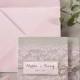 Custom listing (100 ) Rustic Lace Invitations, Pink Lace  Wedding Invitation, Pocket Fold Wedding Invitations , Pink  Wedding invitation - New