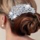 Rhinestone Hair Comb, Bridal Clip,  Crystal  Bridal Headpiece - New