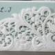Laser Cut Floral Pocket - Wedding Invitaiton Sample (BH3663) - New
