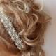 Wedding hair Accessory, Bridal Headbands, Pearl Wedding headband, Pearl Hair Accessories, Bridal Hair Accessory, Rhinestone and ivory Pearl