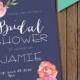 Floral Bridal Shower Invitation -  Watercolor Flowers