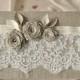 Wedding, Guest Book, Guestbook, Lace, Shabby Chic Natural Linen Lace, - New